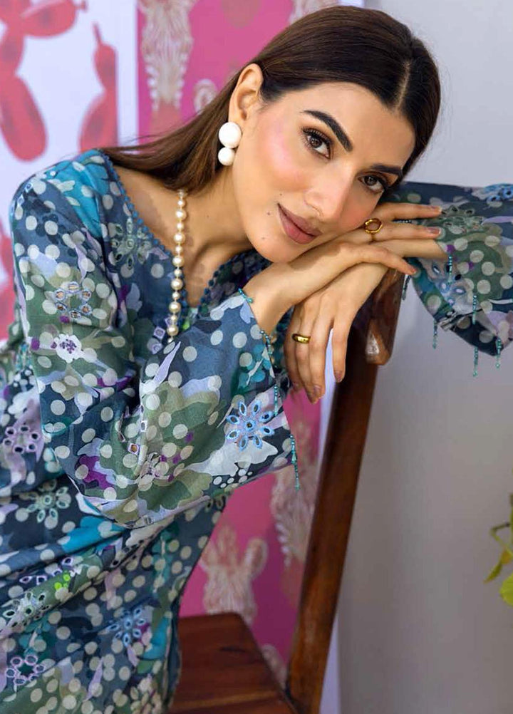 Ballerina By Nureh Embroidered Chikankari Khaddar Suits Unstitched 2 Piece NU23BKC NU2-130 - Winter Collection