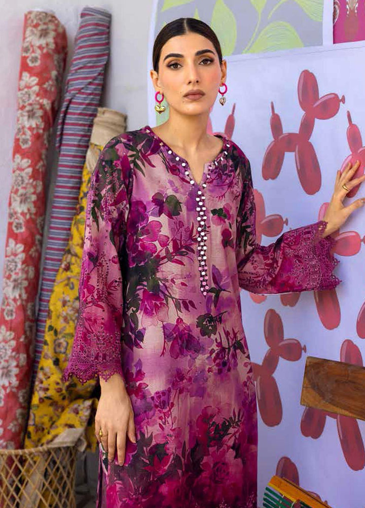 Ballerina By Nureh Embroidered Chikankari Khaddar Suits Unstitched 2 Piece NU23BKC NU2-131 - Winter Collection