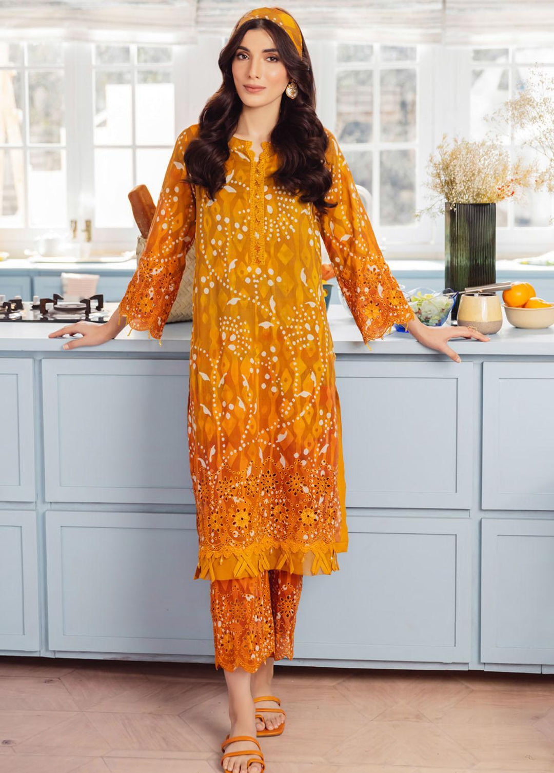 Ballerina by Nureh Embroidered Lawn Suits Unstitched 2 Piece NU23B NU2-82 - Summer Collection