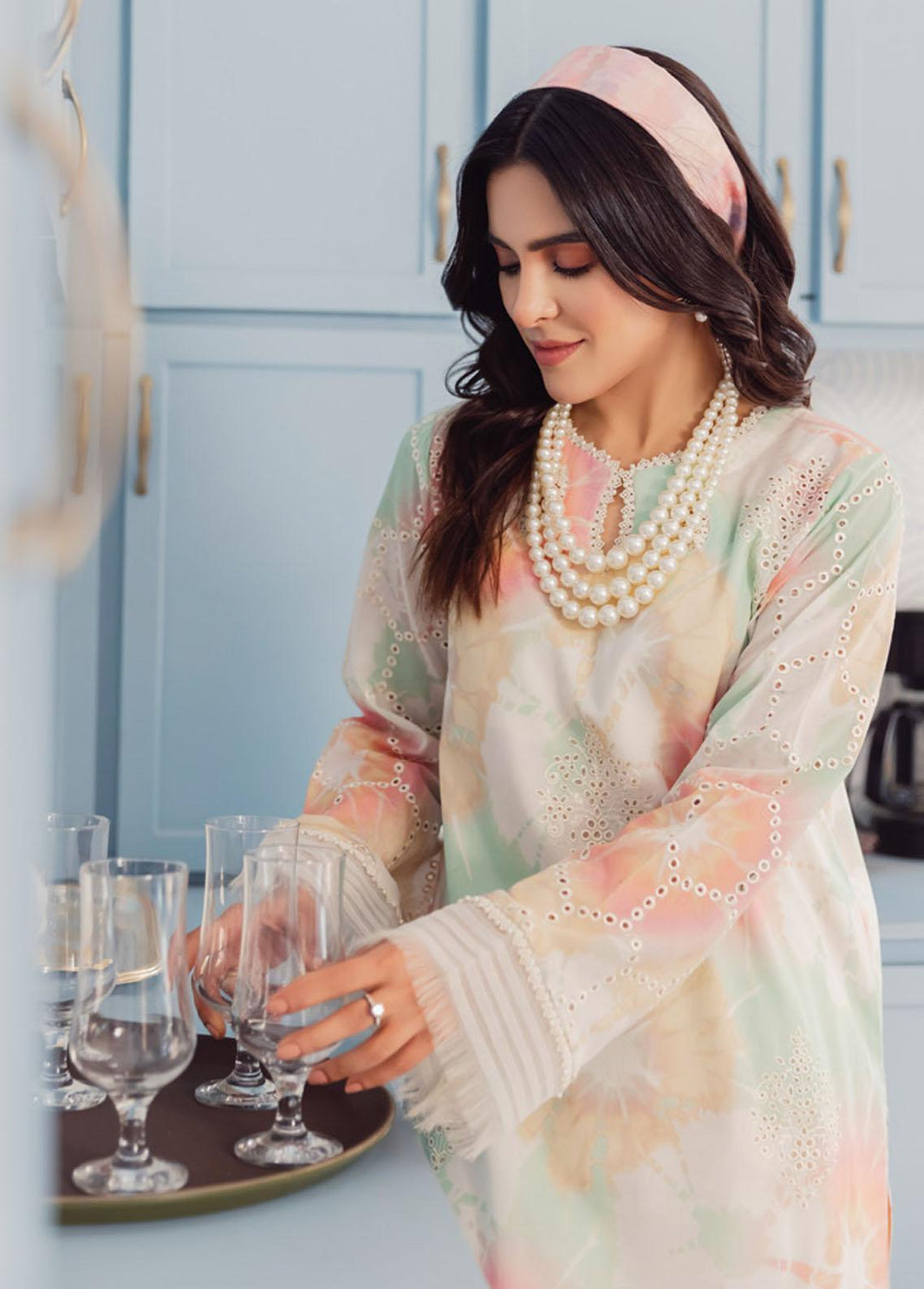 Ballerina by Nureh Embroidered Lawn Suits Unstitched 2 Piece NU23B NU2-84 - Summer Collection