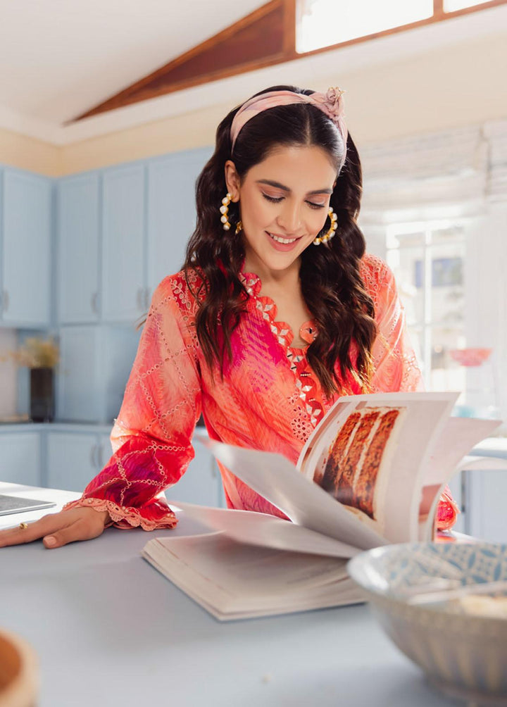 Ballerina by Nureh Embroidered Lawn Suits Unstitched 2 Piece NU23B NU2-86 - Summer Collection