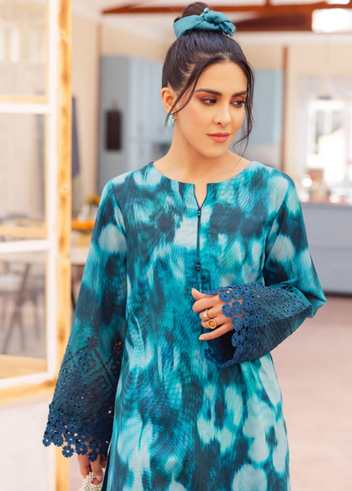 Ballerina by Nureh Embroidered Lawn Suits Unstitched 2 Piece NU23B NU2-88 - Summer Collection