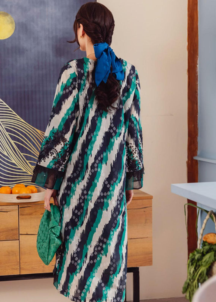 Ballerina by Nureh Embroidered Lawn Suits Unstitched 2 Piece NU23B NU2-91 - Summer Collection