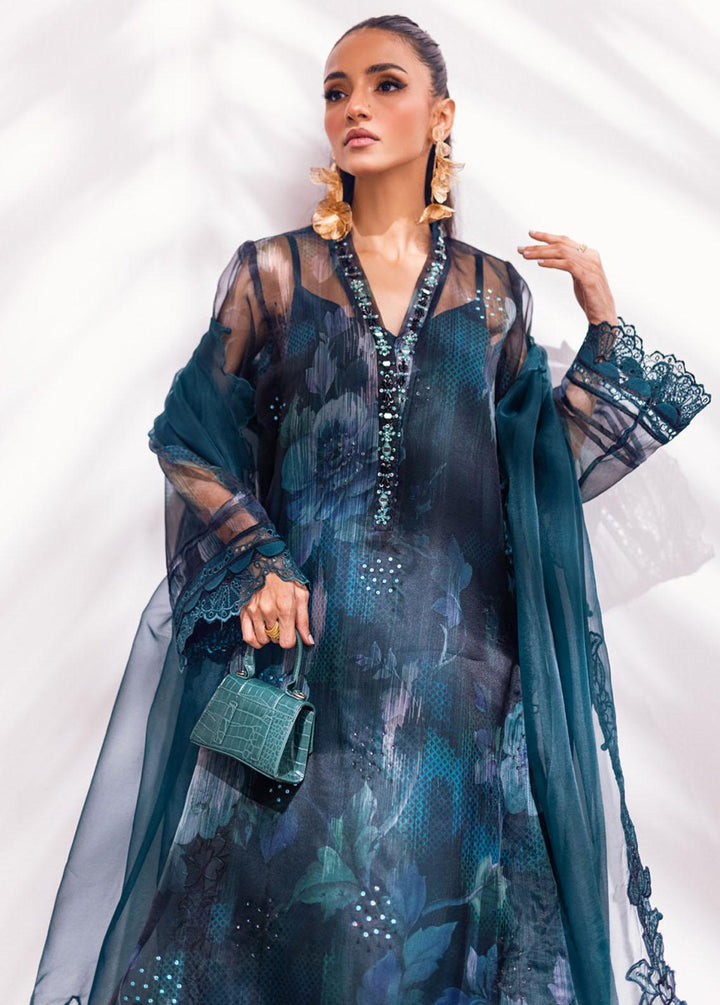 Ballerina By Nureh Embroidered Organza Suits Unstitched 4 Piece NU24BL NU2 136 Coco Love - Festive Collection