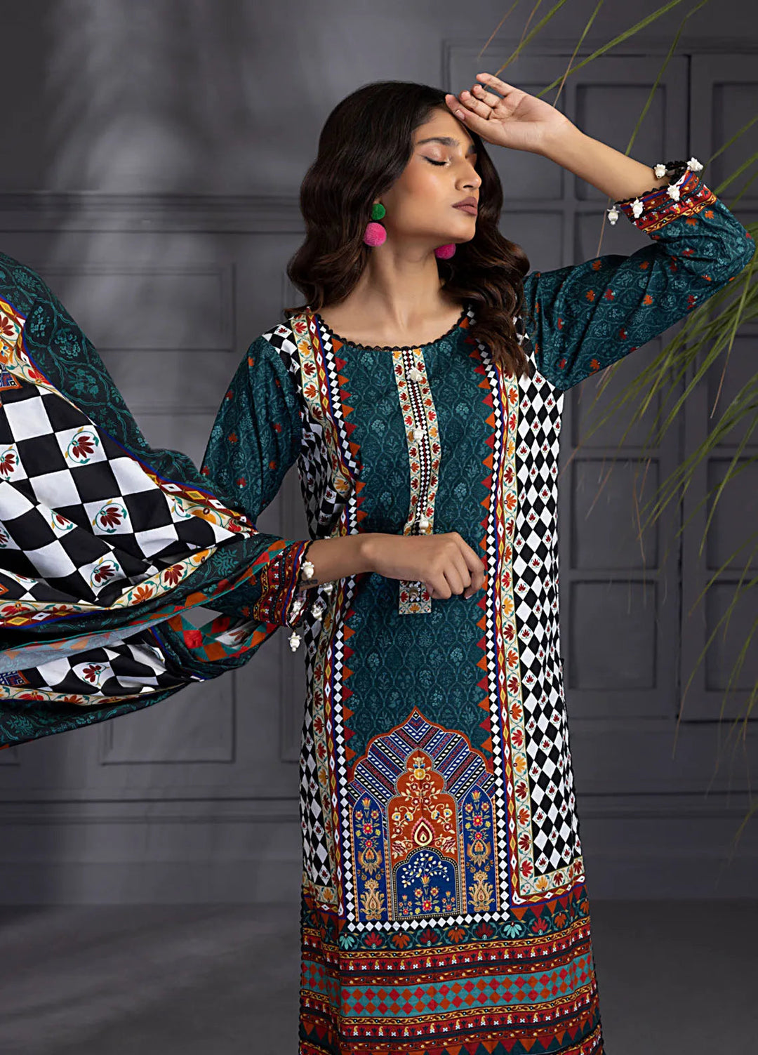 Bana Dora Wintry by Regalia Textiles Printed Suits Unstitched 3 Piece RGT24BD D-01 - Winter Collection
