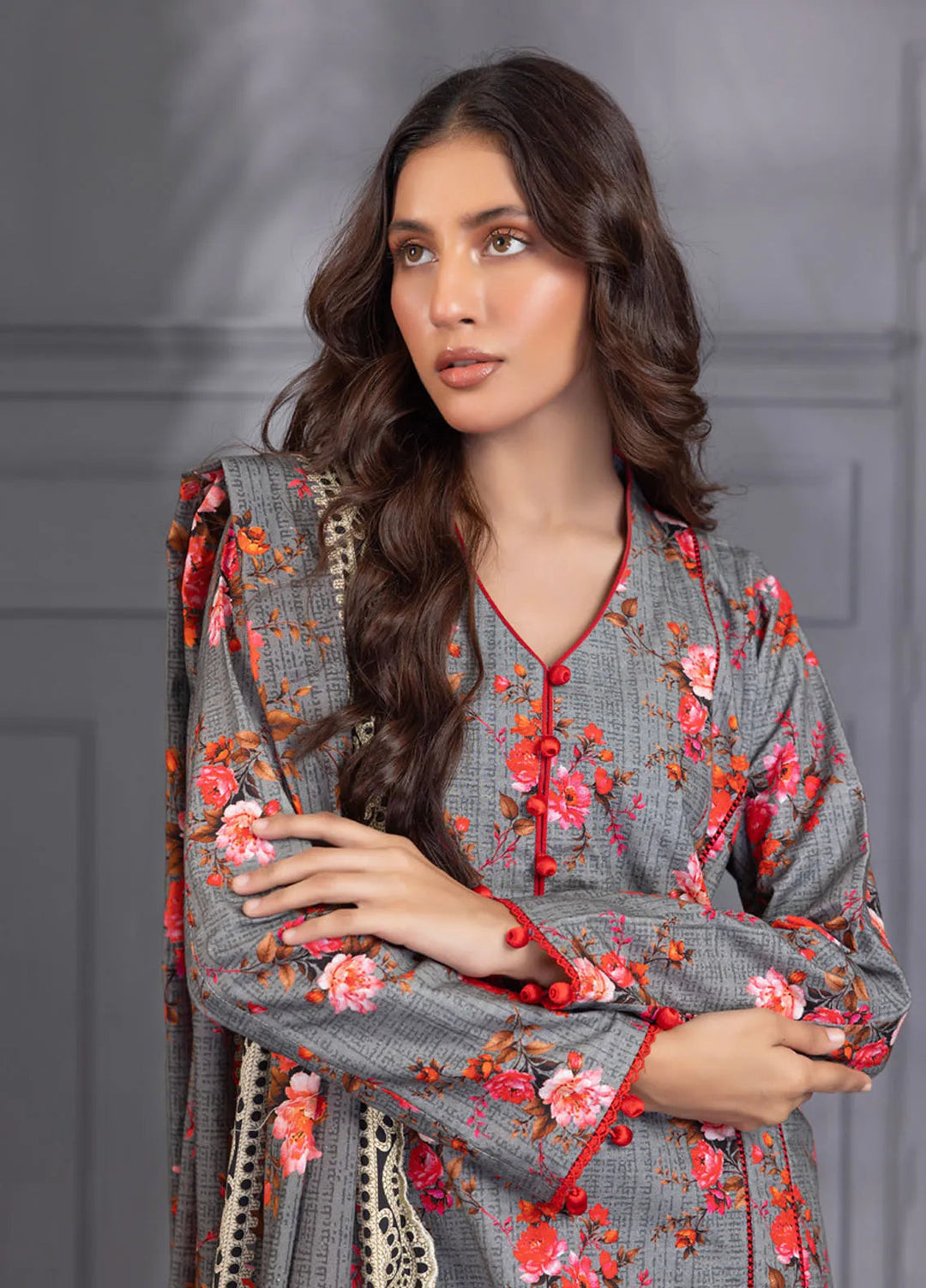 Bana Dora Wintry by Regalia Textiles Printed Suits Unstitched 3 Piece RGT24BD D-02 - Winter Collection