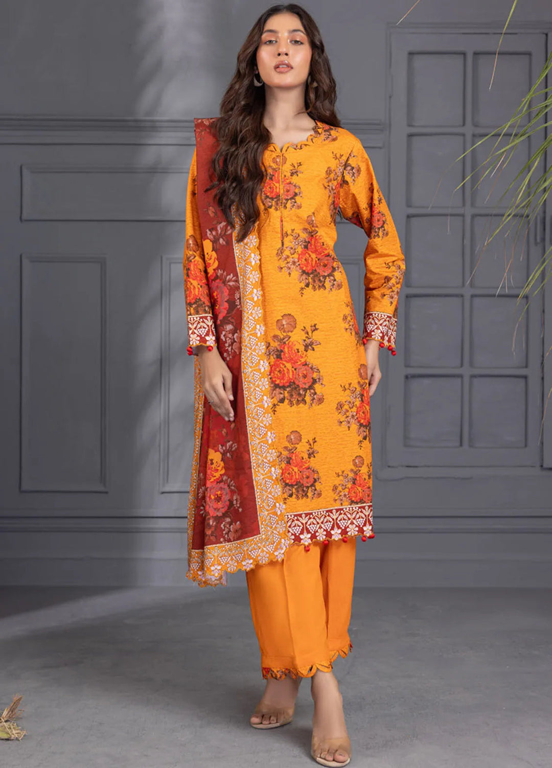 Bana Dora Wintry by Regalia Textiles Printed Suits Unstitched 3 Piece RGT24BD D-04 - Winter Collection