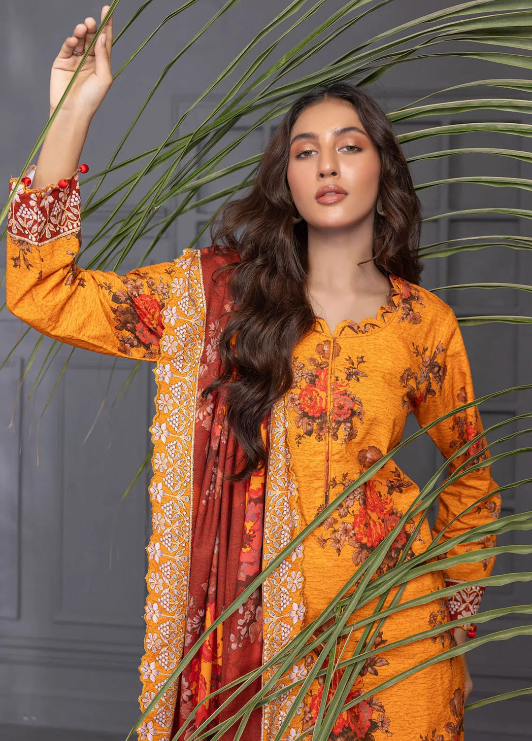 Bana Dora Wintry by Regalia Textiles Printed Suits Unstitched 3 Piece RGT24BD D-04 - Winter Collection