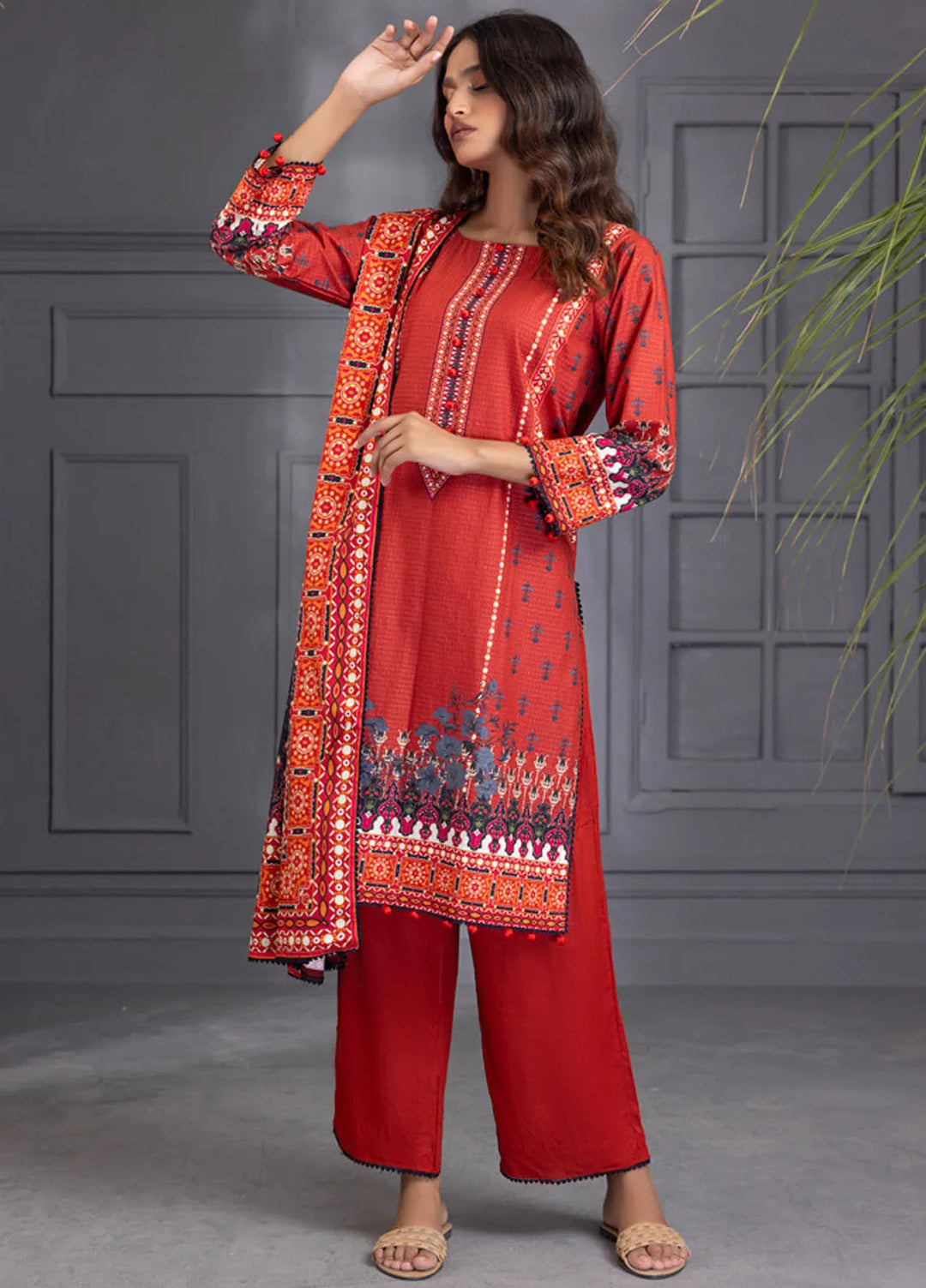 Bana Dora Wintry by Regalia Textiles Printed Suits Unstitched 3 Piece RGT24BD D-05 - Winter Collection