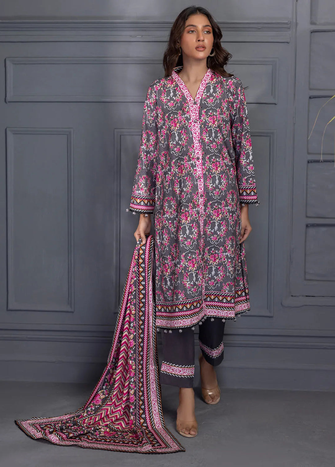 Bana Dora Wintry by Regalia Textiles Printed Suits Unstitched 3 Piece RGT24BD D-06 - Winter Collection