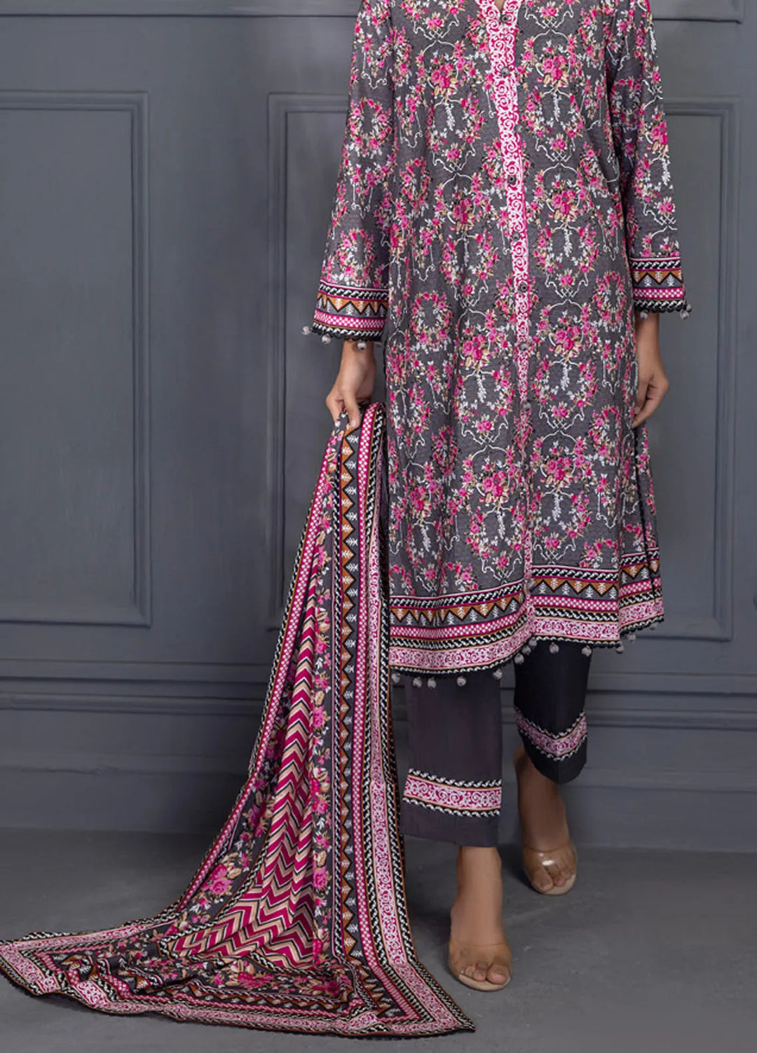 Bana Dora Wintry by Regalia Textiles Printed Suits Unstitched 3 Piece RGT24BD D-06 - Winter Collection