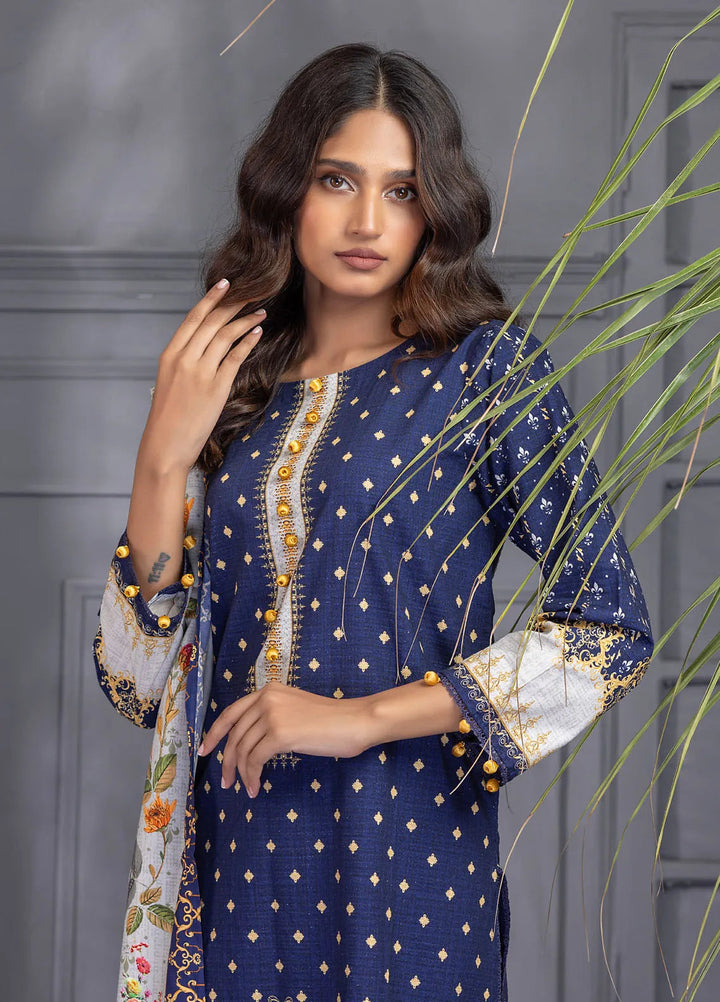 Bana Dora Wintry by Regalia Textiles Printed Suits Unstitched 3 Piece RGT24BD D-09 - Winter Collection