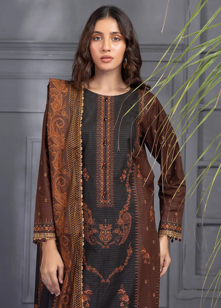 Bana Dora Wintry by Regalia Textiles Printed Suits Unstitched 3 Piece RGT24BD D-10 - Winter Collection