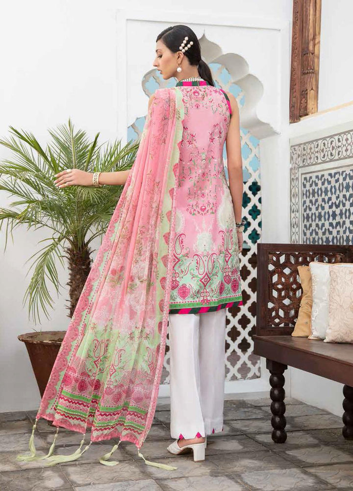 Banafsheh Embroidered Lawn Suits Unstitched 3 Piece BF21LL 11 - Luxury Collection