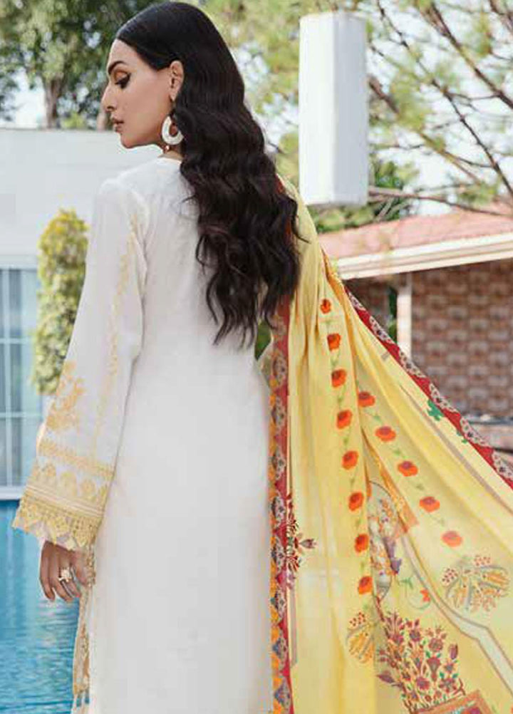 Banafsheh Embroidered Lawn Suits Unstitched 3 Piece BFPEL22 BNP/13 - Summer Collection