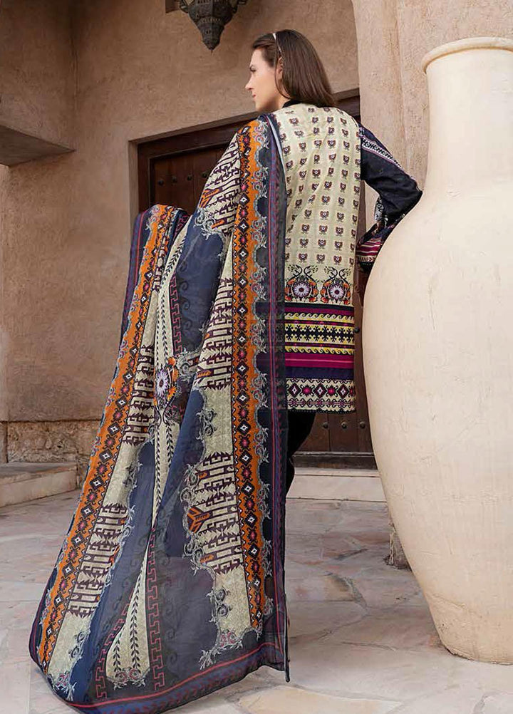 Banafsheh Printed Lawn Suits Unstitched 3 Piece BF21L 01 - Summer Collection