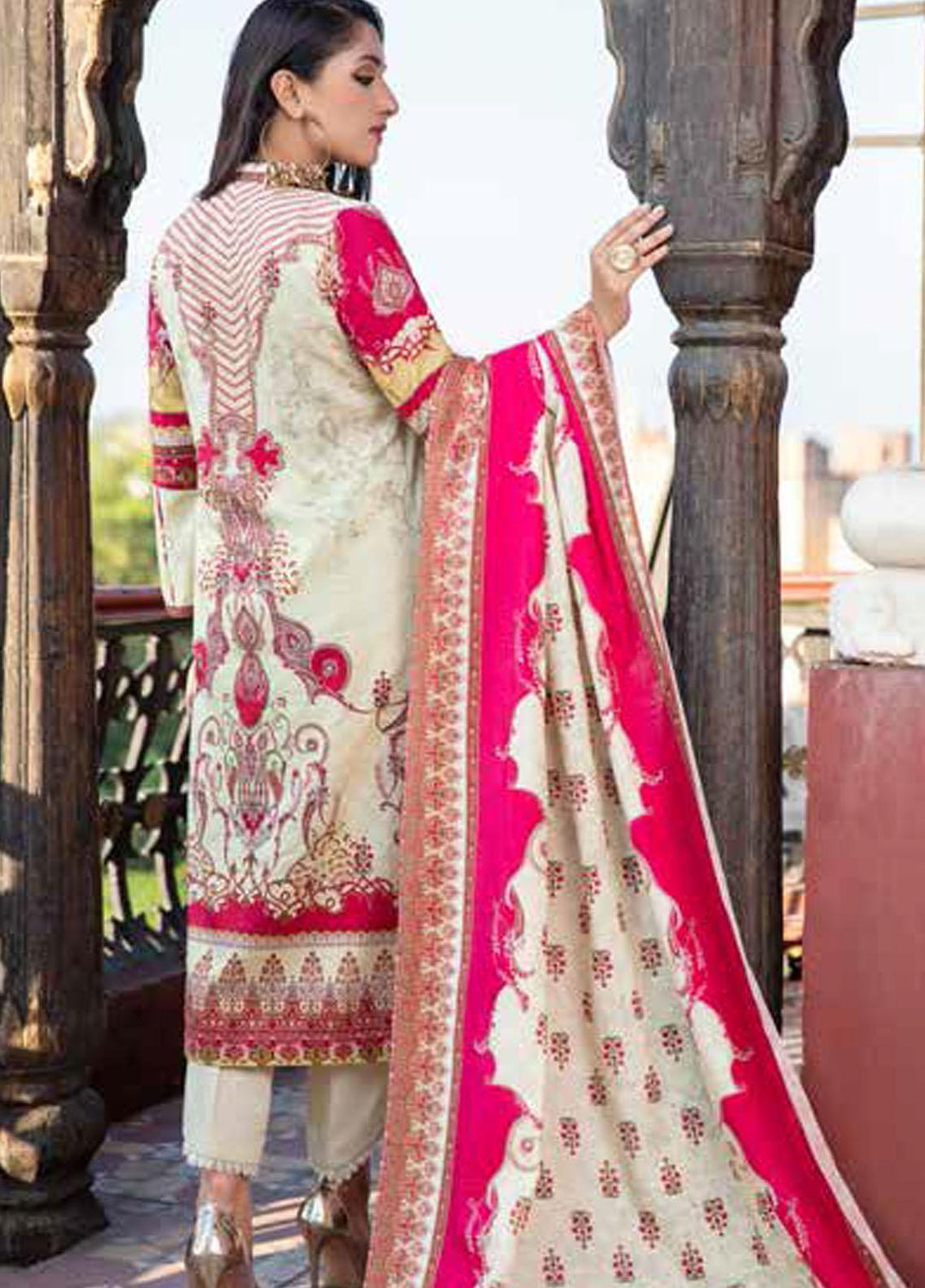 Banafsheh Digital Printed Khaddar Suits Unstitched 3 Piece BF21RK D-004 - Winter Collection