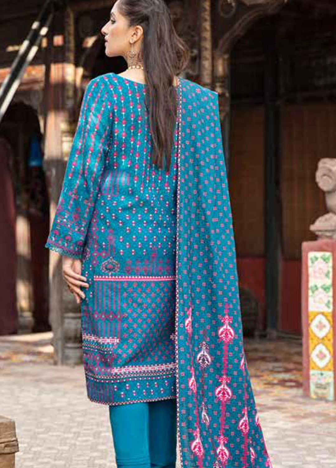 Banafsheh Digital Printed Khaddar Suits Unstitched 3 Piece BF21RK D-005 - Winter Collection