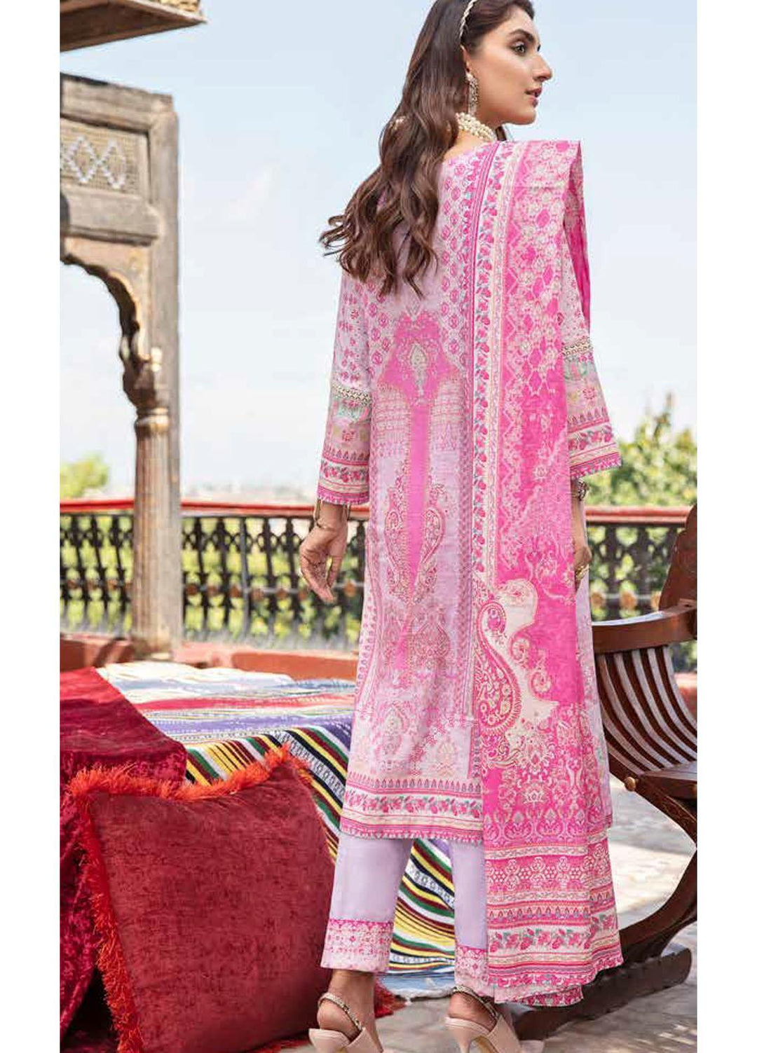 Banafsheh Digital Printed Khaddar Suits Unstitched 3 Piece BF21RK D-011 - Winter Collection