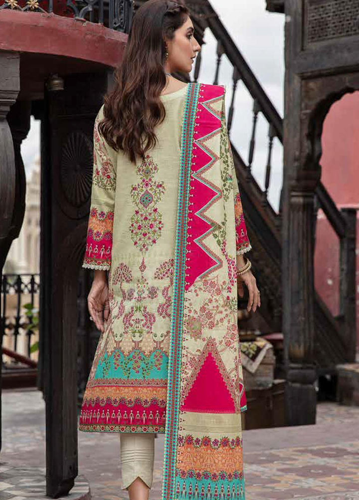 Banafsheh Digital Printed Khaddar Suits Unstitched 3 Piece BF21RK D-014 - Winter Collection