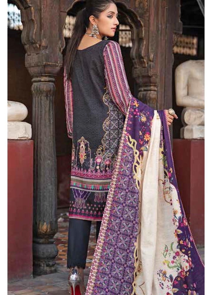 Banafsheh Digital Printed Khaddar Suits Unstitched 3 Piece BF21RK D-018 - Winter Collection