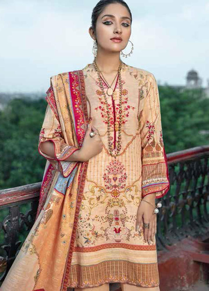 Banafsheh Digital Printed Khaddar Suits Unstitched 3 Piece BF21RK D-020 - Winter Collection