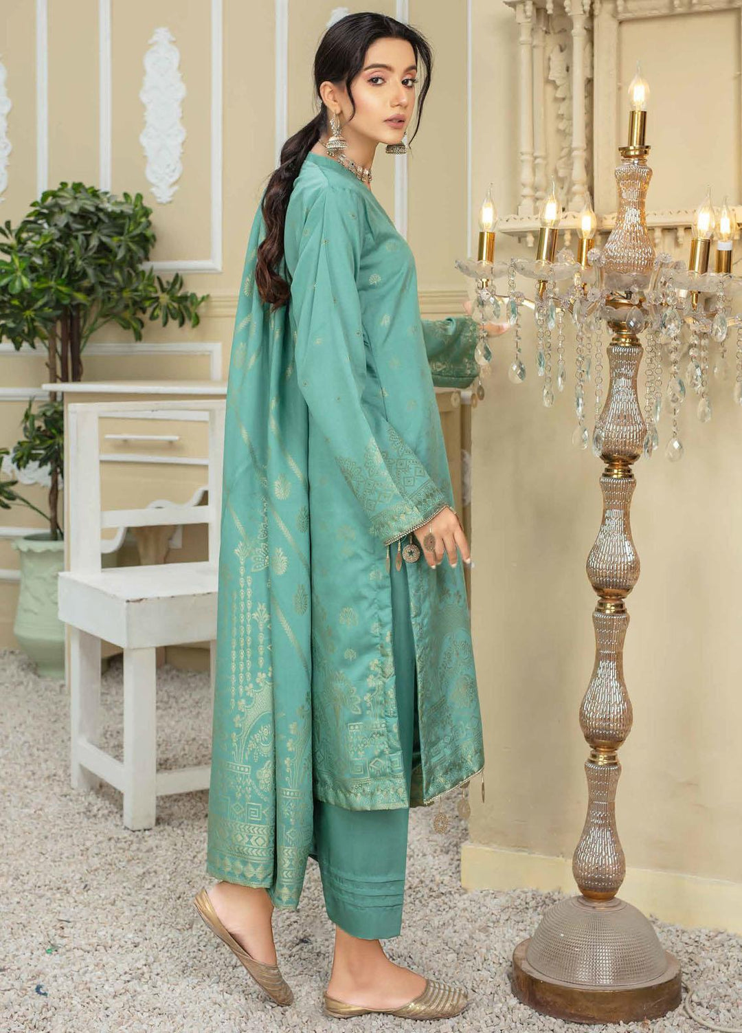 Banarsi by Aalaya Banarsi Viscose Suits Unstitched 3 Piece ALY22BN 6-Sheeba - Winter Collection