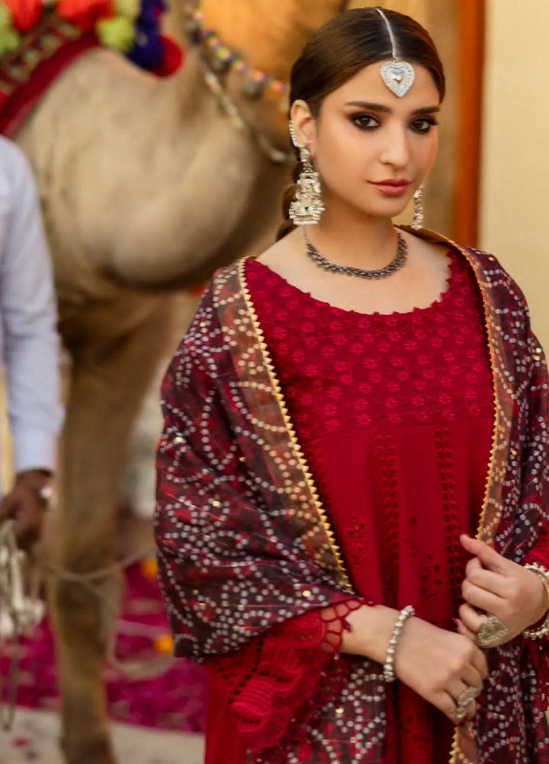 Bandhani by Al Zohaib Embroidered Chikankari Suits Unstitched 3 Piece AZ25B D-04 - Summer Collection