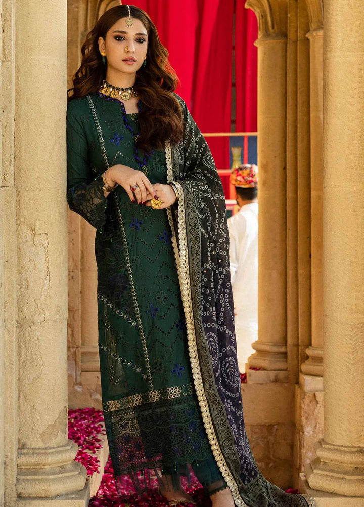 Bandhani by Al Zohaib Embroidered Chikankari Suits Unstitched 3 Piece AZ25B D-05 - Summer Collection