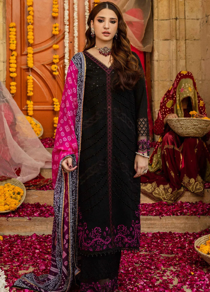 Bandhani by Al Zohaib Embroidered Chikankari Suits Unstitched 3 Piece AZ25B D-06 - Summer Collection