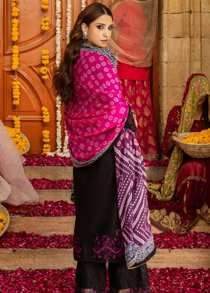 Bandhani by Al Zohaib Embroidered Chikankari Suits Unstitched 3 Piece AZ25B D-06 - Summer Collection