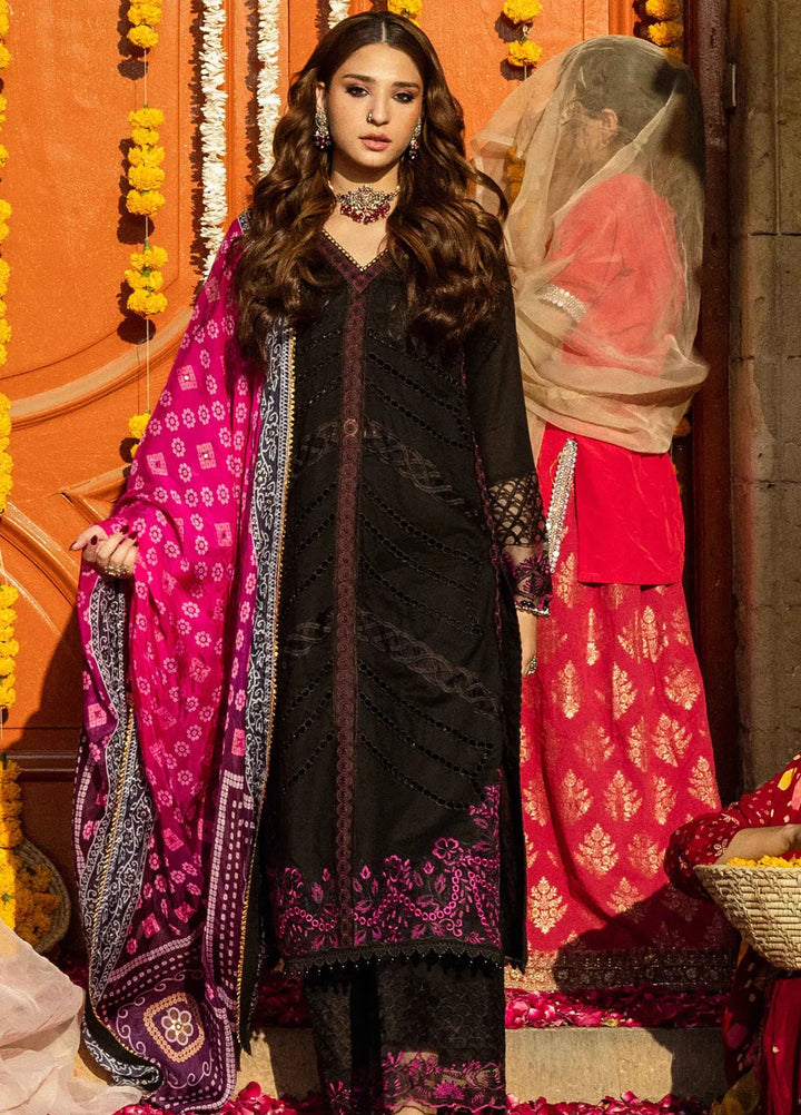 Bandhani by Al Zohaib Embroidered Chikankari Suits Unstitched 3 Piece AZ25B D-06 - Summer Collection