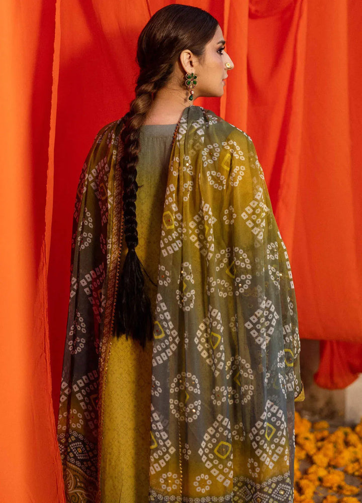 Bandhani by Al Zohaib Embroidered Chikankari Suits Unstitched 3 Piece AZ25B D-08 - Summer Collection