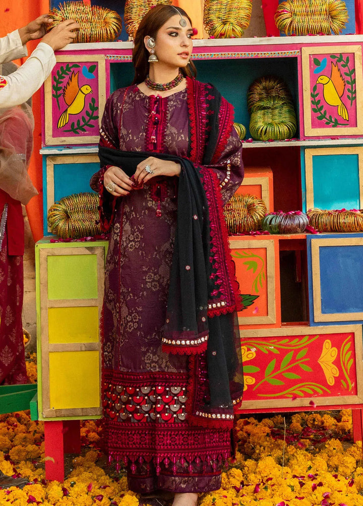 Bandhani by Al Zohaib Embroidered Jacquard Suits Unstitched 3 Piece AZ25B D-07 - Summer Collection