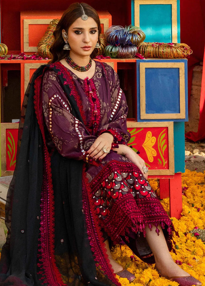Bandhani by Al Zohaib Embroidered Jacquard Suits Unstitched 3 Piece AZ25B D-07 - Summer Collection