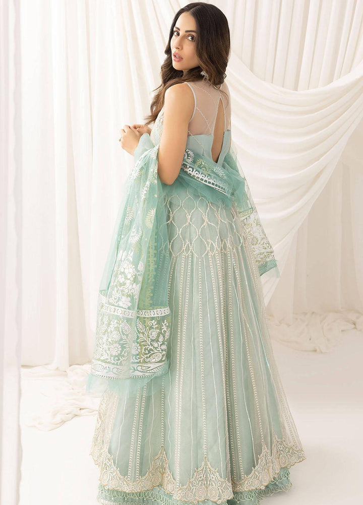 Barasti By Asifa & Nabeel Embroidered Net Suits Unstitched 3 Piece AN23BT ANB-05 Chandni - Festive Collection