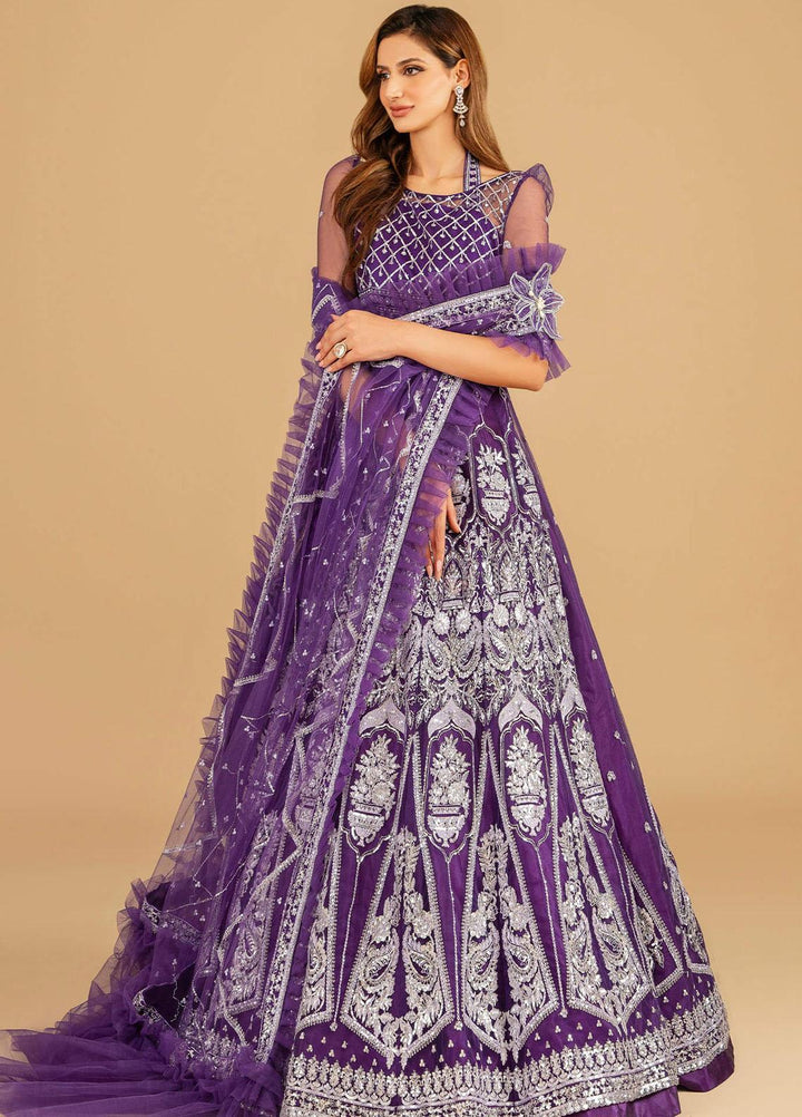 Barasti By Asifa & Nabeel Embroidered Net Suits Unstitched 3 Piece AN23BT ANB-07 Bandhani - Festive Collection