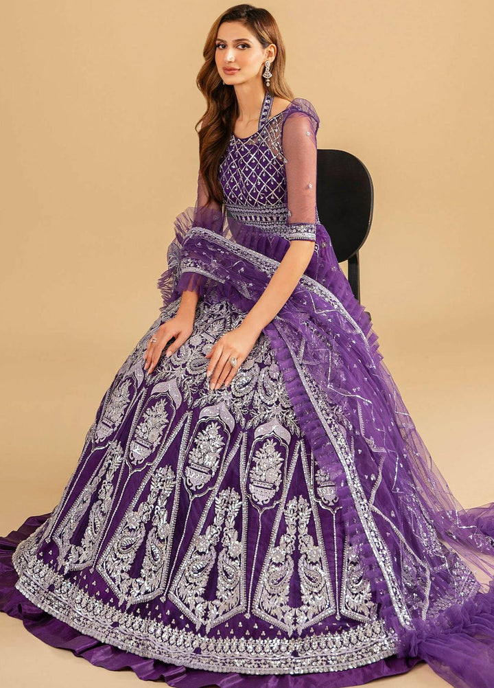 Barasti By Asifa & Nabeel Embroidered Net Suits Unstitched 3 Piece AN23BT ANB-07 Bandhani - Festive Collection