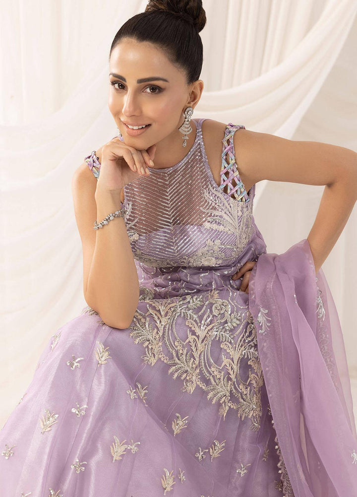 Barasti By Asifa & Nabeel Embroidered Net Suits Unstitched 3 Piece AN23BT ANB-09 Risham - Festive Collection