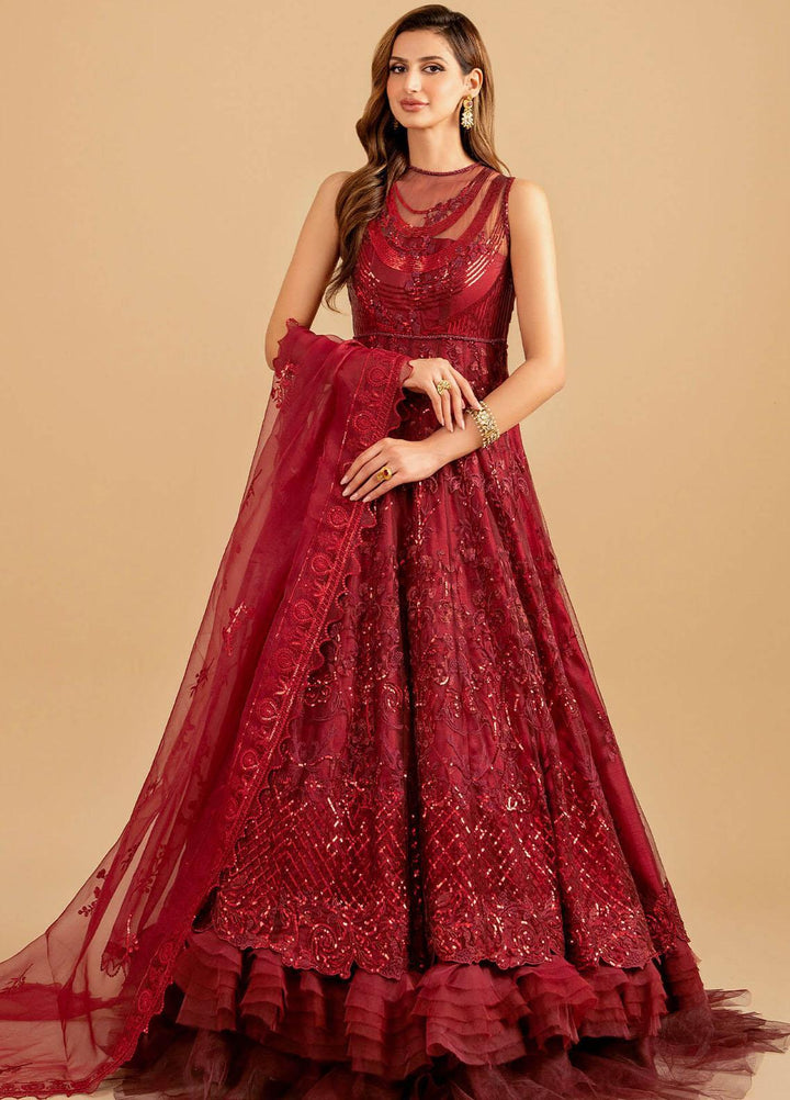 Barasti By Asifa & Nabeel Embroidered Net Suits Unstitched 3 Piece AN23BT ANB-10 Mastani - Festive Collection