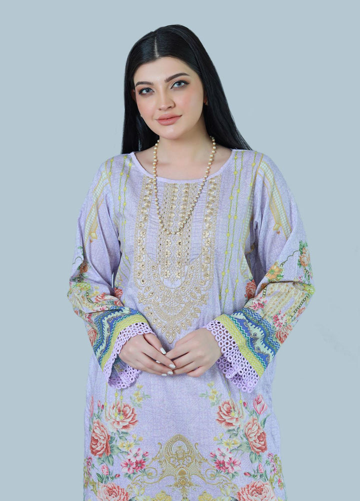 Bareeq Pret  Lawn 3 Piece Suit Celestial Jewel