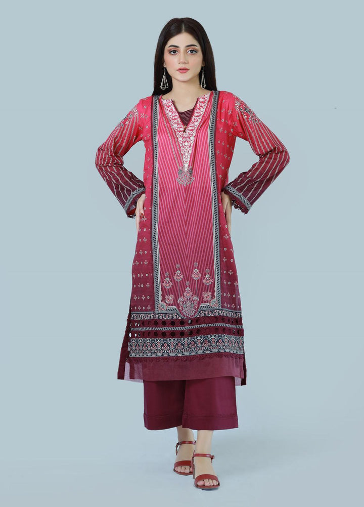 Bareeq Pret  Lawn 3 Piece Suit Floraid blossom