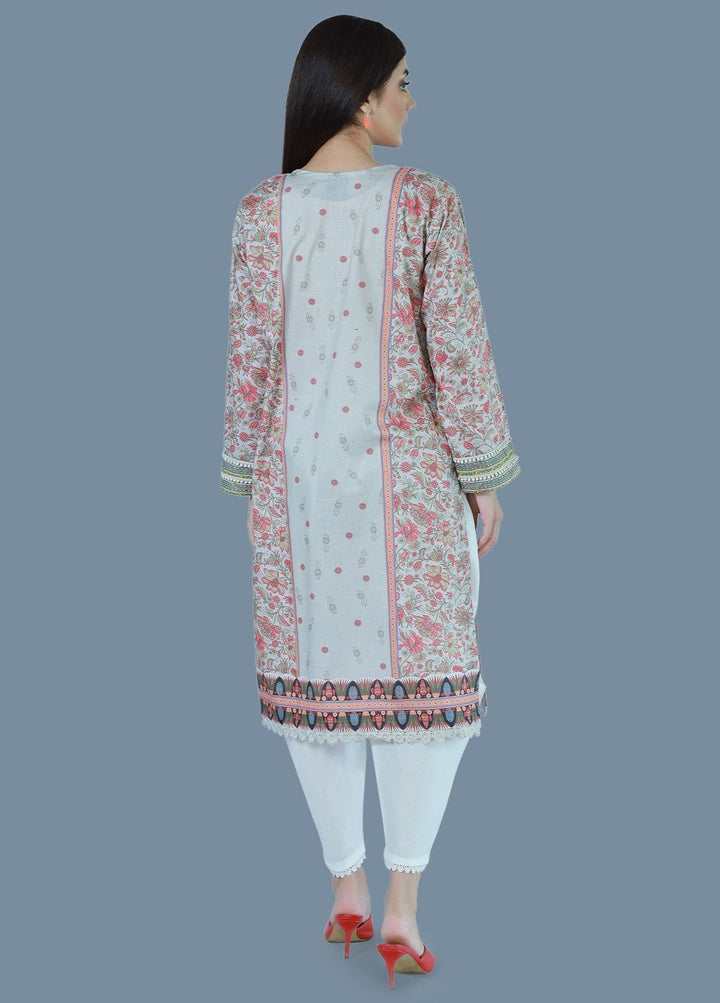 Bareeq Pret  Lawn Shirt Coral Delight