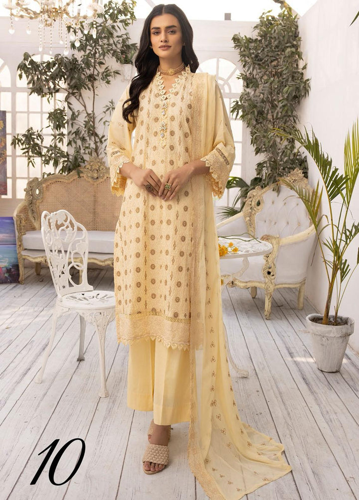 Bareeze By Aalaya Embroidered Lawn Suits Unstitched 3 Piece ALY23-B2 10 - Summer Collection