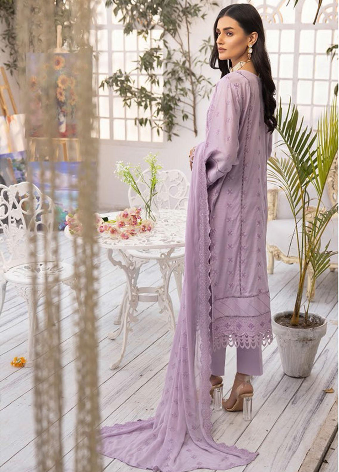 Bareeze By Aalaya Embroidered Lawn Suits Unstitched 3 Piece ALY23-B2 02 - Summer Collection
