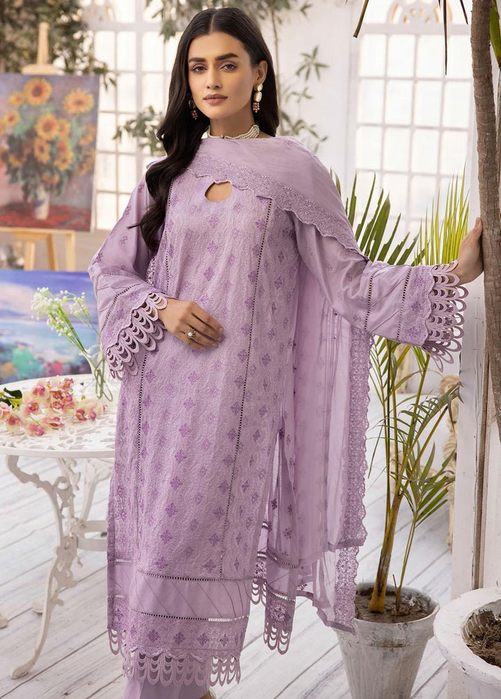 Bareeze By Aalaya Embroidered Lawn Suits Unstitched 3 Piece ALY23-B2 02 - Summer Collection