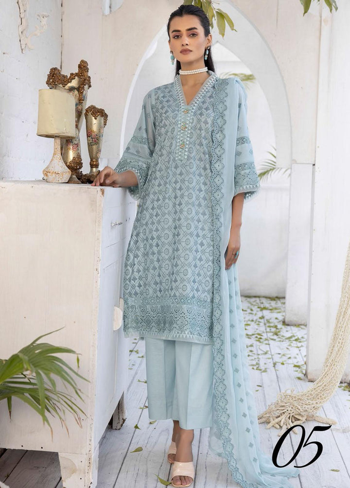 Bareeze By Aalaya Embroidered Lawn Suits Unstitched 3 Piece ALY23-B2 05 - Summer Collection