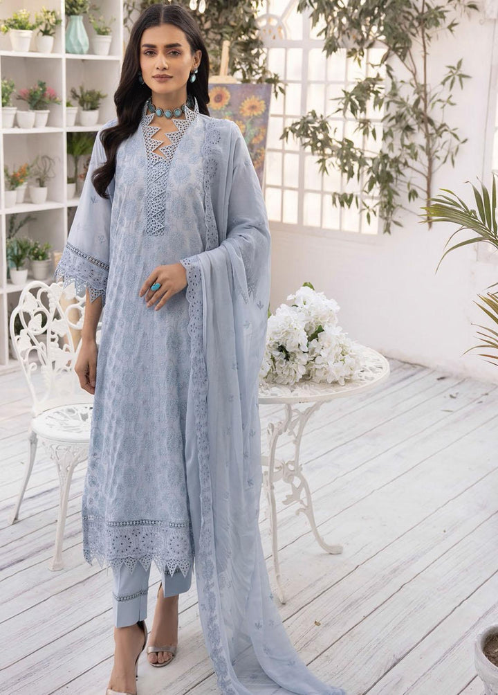 Bareeze By Aalaya Embroidered Lawn Suits Unstitched 3 Piece ALY23-B2 07 - Summer Collection