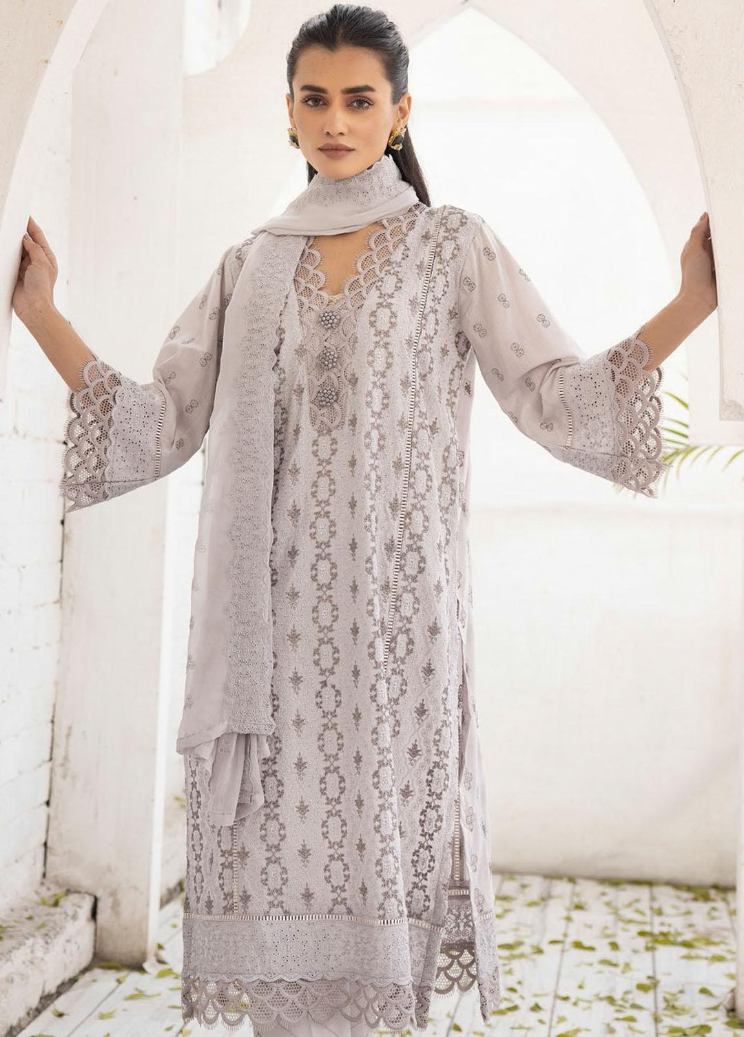 Bareeze By Aalaya Embroidered Lawn Suits Unstitched 3 Piece ALY23-B2 09 - Summer Collection