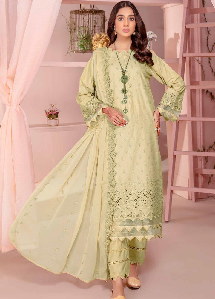 Bareeze By Aalaya Embroidered Lawn Suits Unstitched 3 Piece ALY23-B4 D-01 - Summer Collection